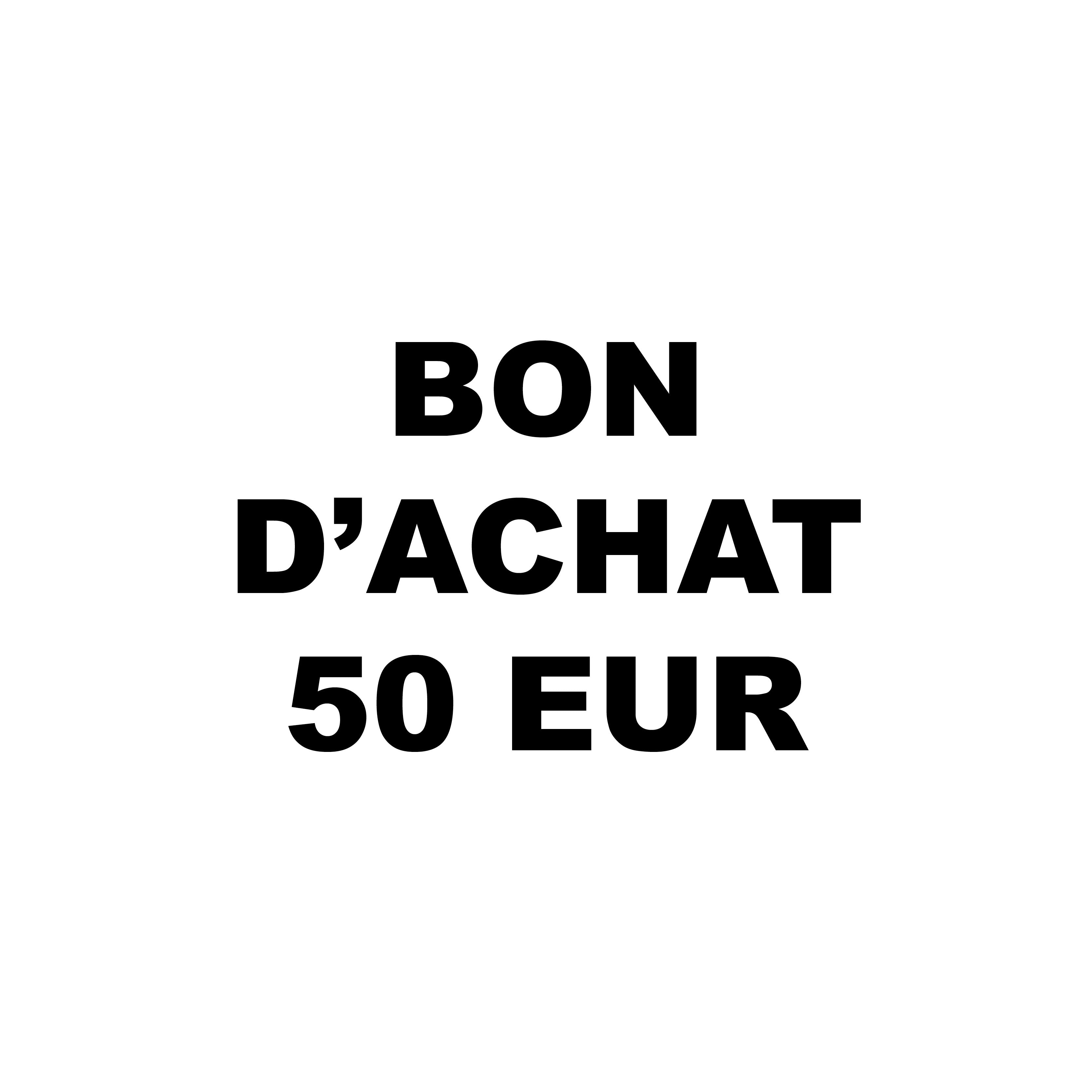 Bon d'achat 50 EUR