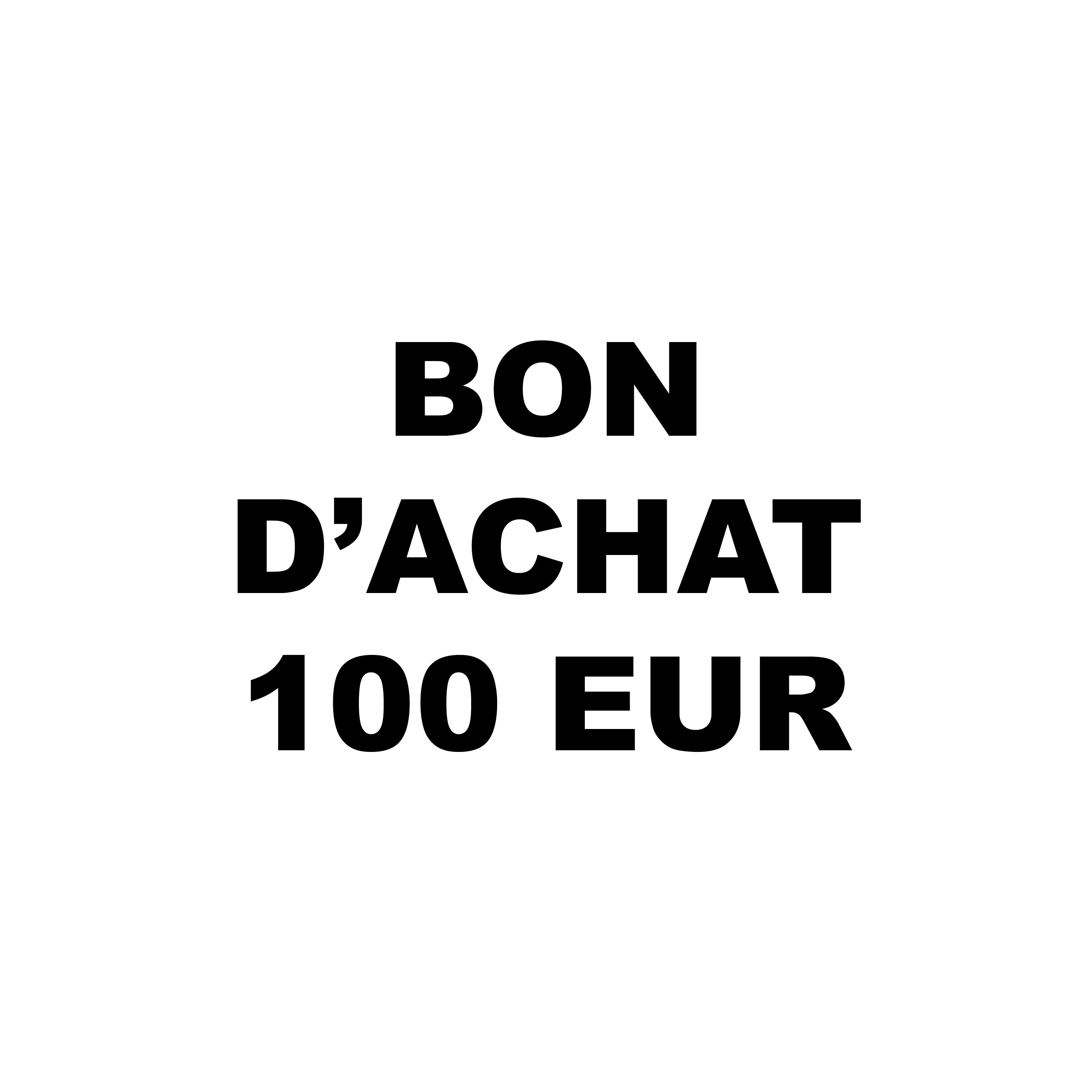 Bon d'achat 100 EUR