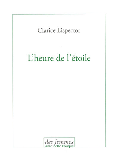 L'heure de l'étoile