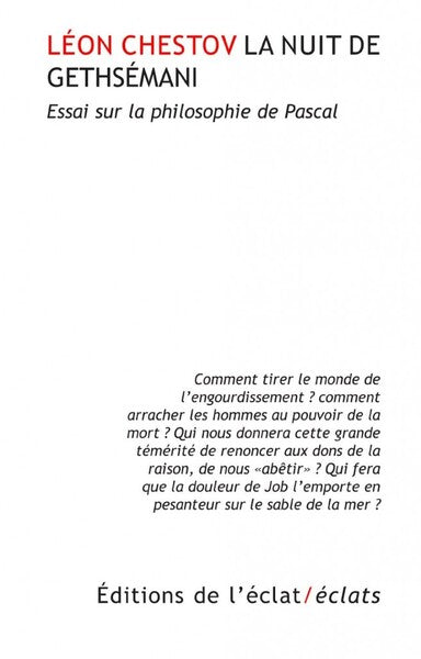 LA NUIT DE GETSHEMANI