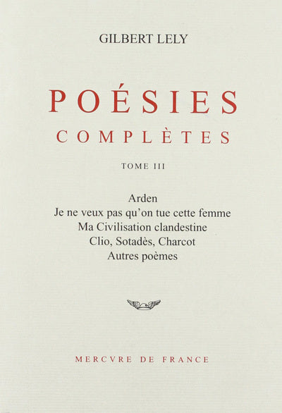 Poésies complètes