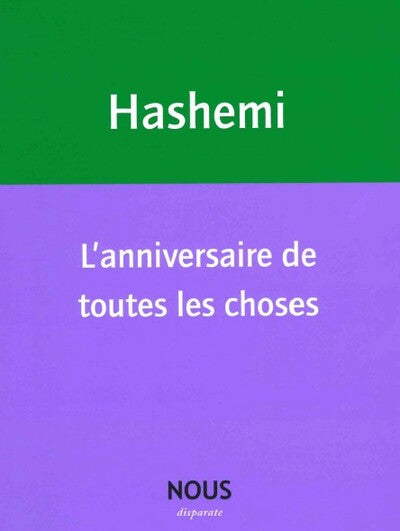 L'anniversaire de toutes les choses