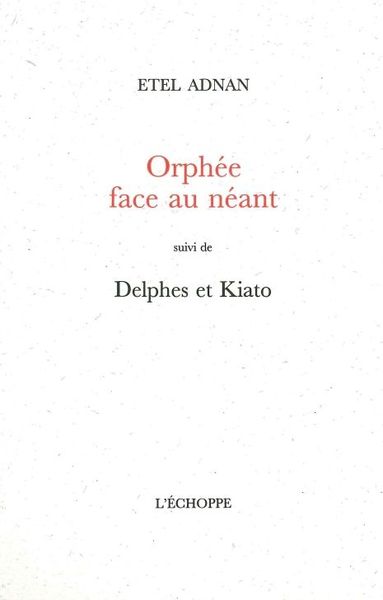 Orphee Face au Neant
