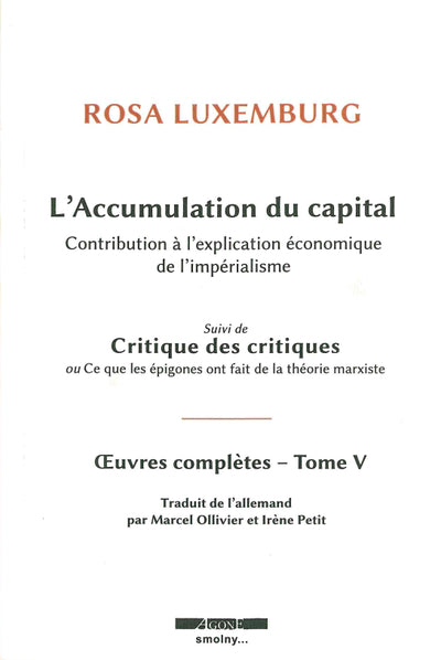 L' Accumulation du capital