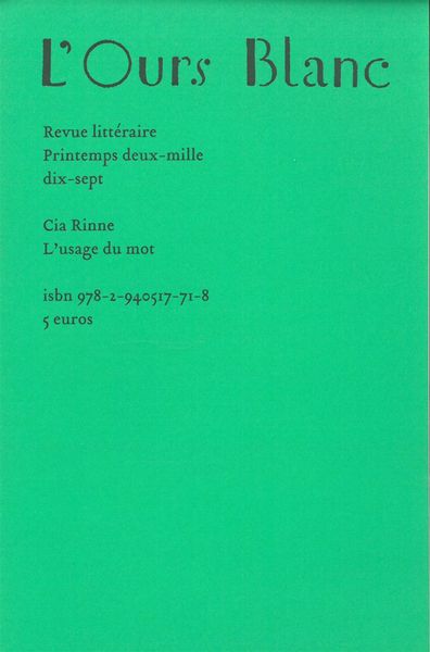 L' Usage du mot