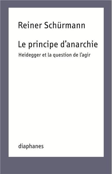 Le Principe d'anarchie