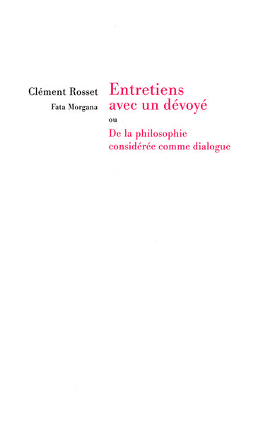Entretiens avec un dévoyé
