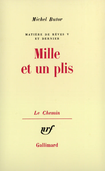 Mille et un plis