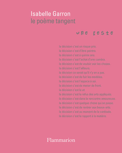 Le poème tangent
