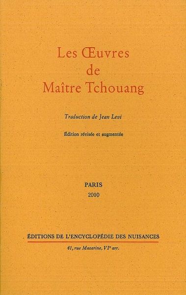 Les Œuvres de Maitre Tchouang